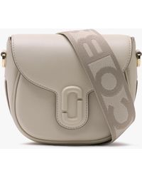 Marc Jacobs - The J Marc Small Cloud White Leather Saddle Bag - Lyst