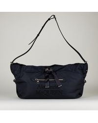 Alexander McQueen - Medium Logo Bundle Black Shoulder Bag - Lyst