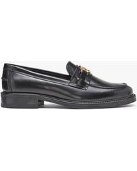 Barbour - Barbury Black Leather Loafers - Lyst