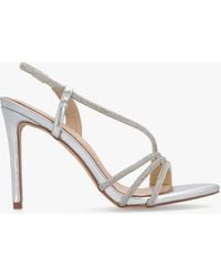 Daniel - Ichelly Metallic Diamante Strap High Heel Sandals - Lyst