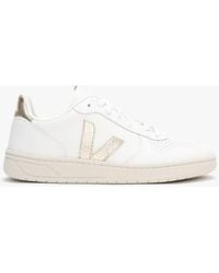 Veja - V-10 Leather Extra Platine Trainers - Lyst