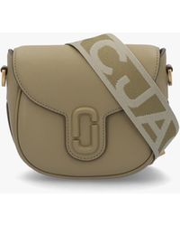 Marc Jacobs - The J Marc Small Light Moss Leather Saddle Bag - Lyst