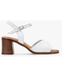 Moda In Pelle - Lanie & Leather Block Heel Sandals - Lyst