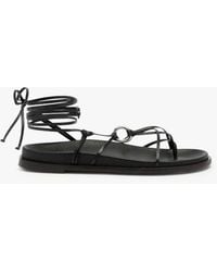 Russell & Bromley - Exlade Ankle Tie Flat Sandals - Lyst