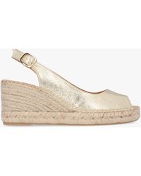 Daniel - Kate Peep Toe Wedge Espadrilles - Lyst