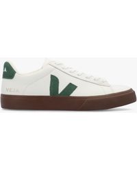 Veja - Campo Leather Cyprus Bark Trainers - Lyst