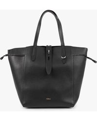 furla leather tote bolsa