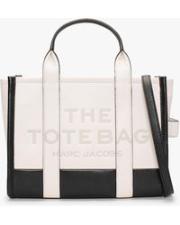Marc Jacobs - The Colourblock Small Ivory Multi Leather Tote Bag - Lyst