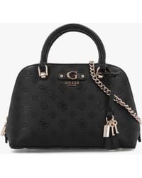 Guess - Dita Dome Satchel Bag - Lyst