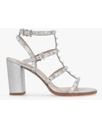 Daniel - Pitter Studded Block Heeled Sandals - Lyst