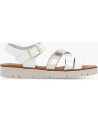 Daniel - Lindy Multi Cross Strap Sandals - Lyst