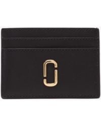 Marc Jacobs - The J Marc Black Leather Card Case - Lyst