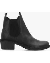 Fly London - Meme Block Heel Chelsea Boots - Lyst