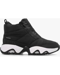 Sorel - Kinetic Impact Puffy Waterproof Noir Trainers - Lyst