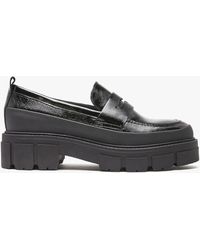 Daniel - Treasure Black Patent Leather Chunky Loafers - Lyst