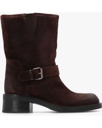 Daniel - Naomi Buckle Biker Boots - Lyst