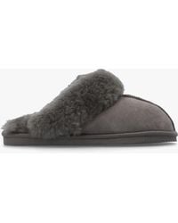 Daniel - Shut Sheepskin Twinface Slippers - Lyst