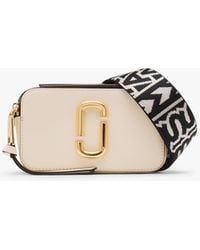 Marc Jacobs - The Snapshot Cloud White Multi Leather Camera Bag - Lyst