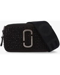 Marc Jacobs - The Crystal Canvas Snapshot Black Camera Bag - Lyst