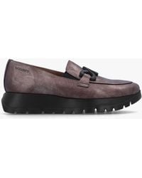 Wonders - Odisei 94 Pewter Leather Loafers - Lyst