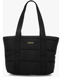 Barbour - Monaco Baffle Quilted Tote Bag - Lyst