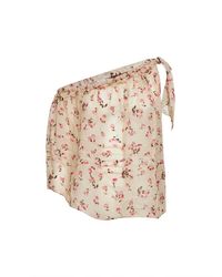 Isabel Marant - Marant Etoile Printed Muslin Loeva One-Shoulder Top - Lyst