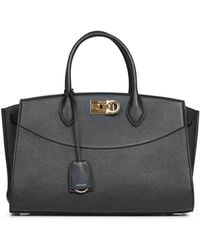 Ferragamo - New Studio Soft Bag (L) Handbag - Lyst