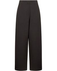 Lemaire - Cotton Fleece Relaxed Large Trousers - Lyst