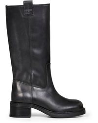 Alohas - Vintage-Effect Leather Sajan Boots - Lyst