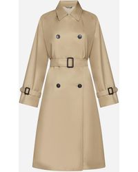 Weekend by Maxmara - Canasta Cotton-blend Trench Coat - Lyst