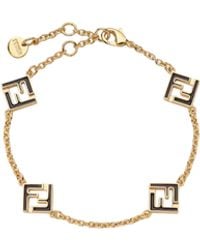Fendi - Metal And Enamel Forever Bracelet - Lyst