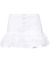 Isabel Marant - Cotton Voile Darine Skorts - Lyst