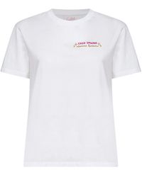 MC2 Saint Barth - Cotton Jersey Emilie Embroidered T-Shirt - Lyst