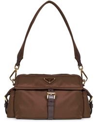 Prada - Burnt Prada Explore Medium Shoulder Bag<Br - Lyst