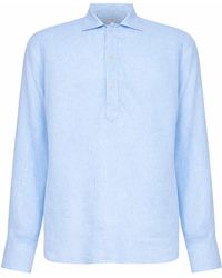 Tagliatore - Light Linen Polo-Style Shirt - Lyst