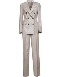 Tagliatore - Pinstripe Virgin Wool Paris Suit - Lyst