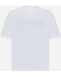 Jacquemus - Typo Cotton T-shirt - Lyst