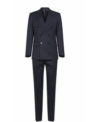 D 40 - Virgin Wool Positano Double-Breasted Suit - Lyst
