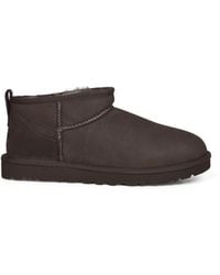 UGG - Dusted Cocoa Classic Ultra Mini Ankle Boots - Lyst