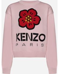 KENZO - Boke Flower Cotton Sweater - Lyst