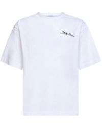 Off-White c/o Virgil Abloh - Cotton Jersey Type Arrow Skate T-Shirt - Lyst