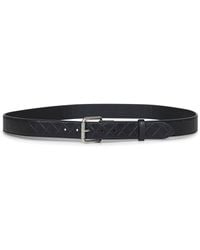 Bottega Veneta - Cintura Intrecciato Stamp Nera - Lyst