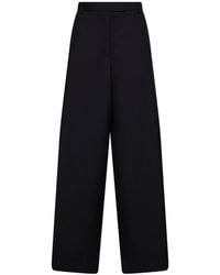 Dries Van Noten - Wool Penn Wide-Leg Trousers - Lyst