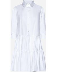 Fabiana Filippi - Cotton Tiered Shirt Dress - Lyst