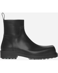 Bottega Veneta - Ben Leather Ankle Boots - Lyst