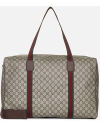 Gucci - GG Supreme Fabric Large Travel Bag - Lyst