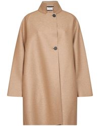 Harris Wharf London - Felted Wool Raglan Cape - Lyst