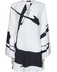 Kiton - Printed Silk Tunic - Lyst