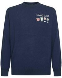 MC2 Saint Barth - Embroidered Crewneck Sweater - Lyst
