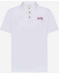 Bally - Logo Cotton Polo Shirt - Lyst